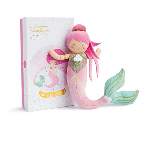 Pink mermaid doll, the soft girly toy for baby