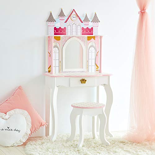 Princess vanity for girl's bedroom