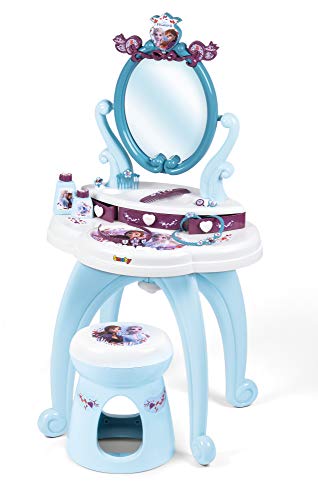Dressing table queen of the snow 2 Disney Elsa and Anna bleue
