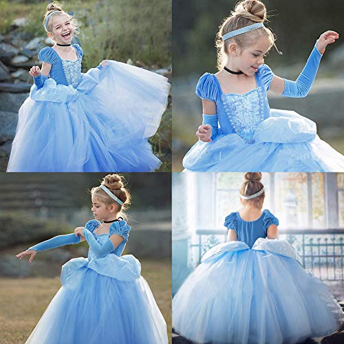 Cinderella dress for girls, 3 years, 4 years, 5 years to 8 years