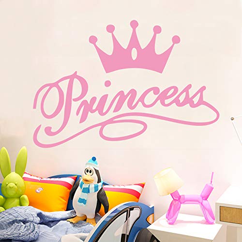 Princess wall sticker for a girly bedroom