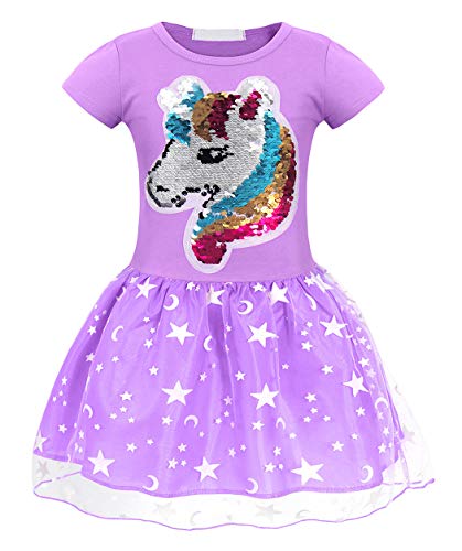 Purple pop tutu unicorn dress