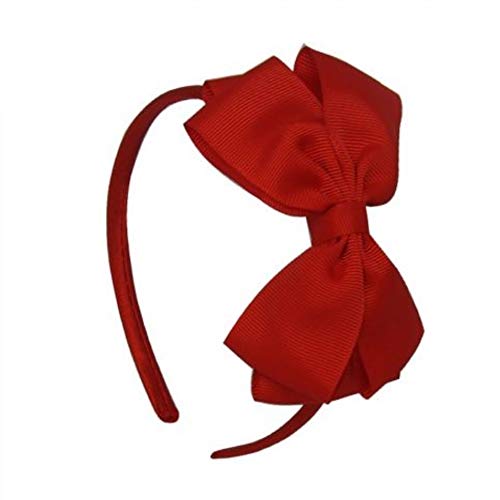 Red bow Snow White headband style