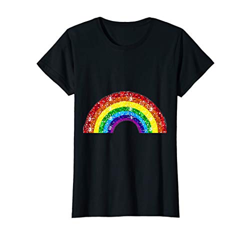 Sparkly rainbow T-shirt
