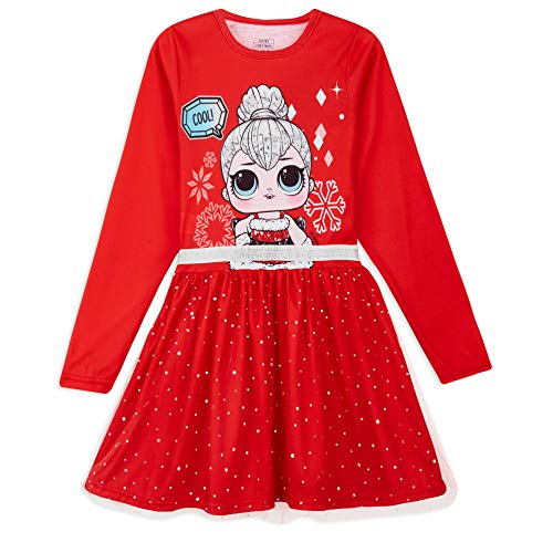 The perfect Christmas dress for girl the Lol doll red dress