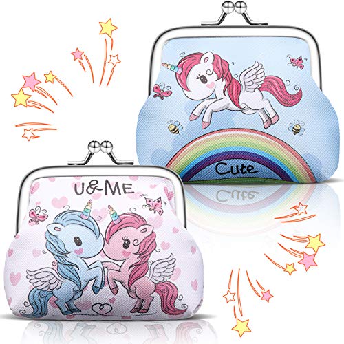 Unicorn purses with rainbow