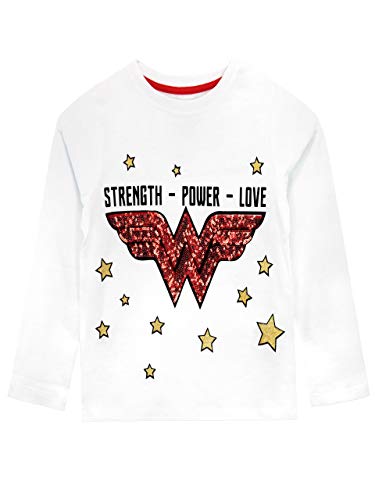 Wonder woman T-shirt with glitter for girl